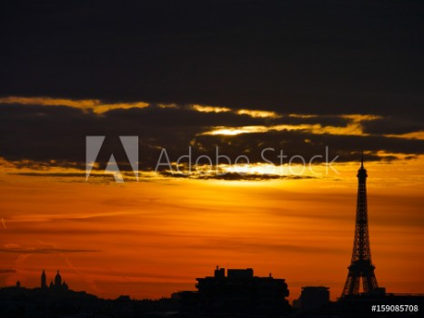 Picture of paris ombres chinoises